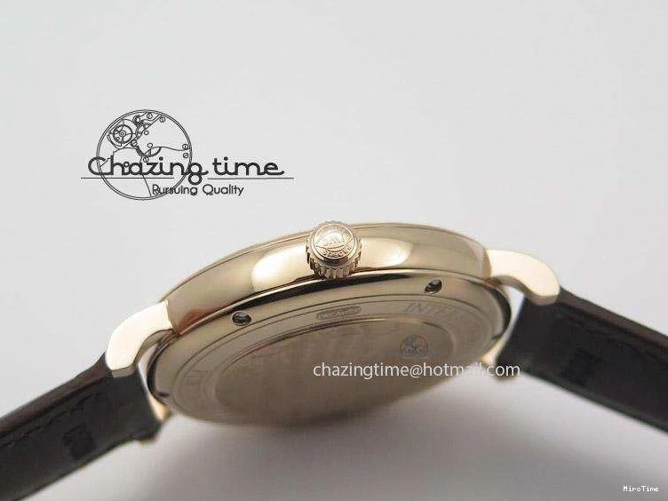 MIROTIME 0220 Modern Portofino SCHAFFHAUSEN RG MKF 1:1 V2 Best Edition White Dial On Brown Leather Strap A 7344